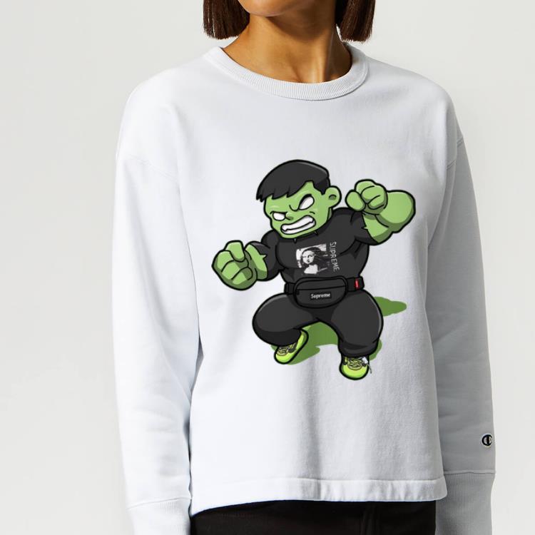 Official Chibi Supreme Hulk Mona Lisa Supreme Avengers shirt 4 - Official Chibi Supreme Hulk Mona Lisa Supreme Avengers shirt