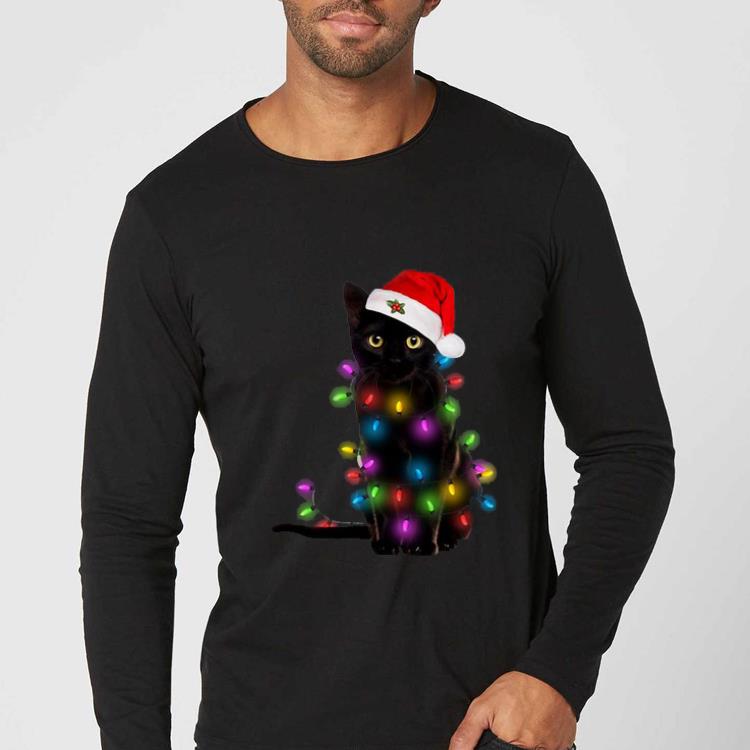 Official Christmas Lights Black Cat shirt 4 - Official Christmas Lights Black Cat shirt