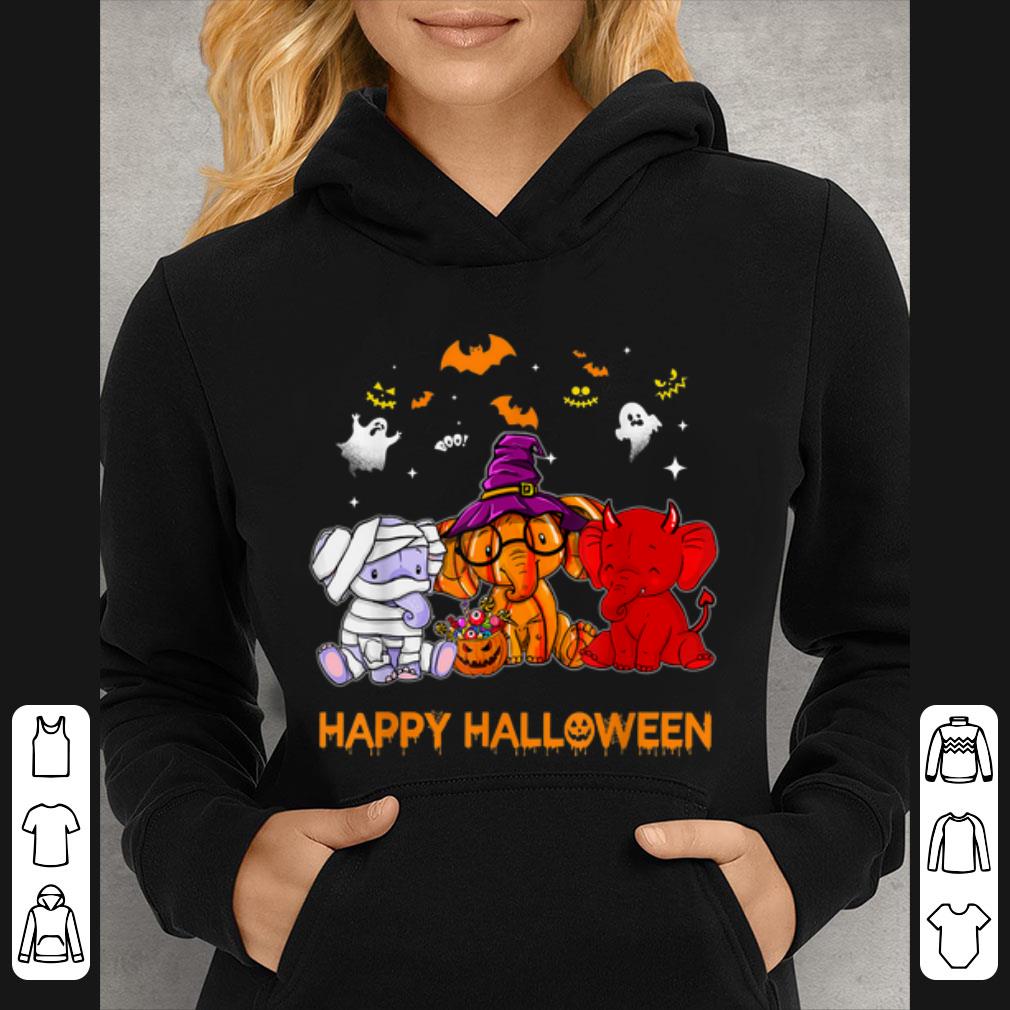 Official Elephant Happy Halloween Pumpkin For Elephant Lovers shirt 4 - Official Elephant Happy Halloween Pumpkin For Elephant Lovers shirt