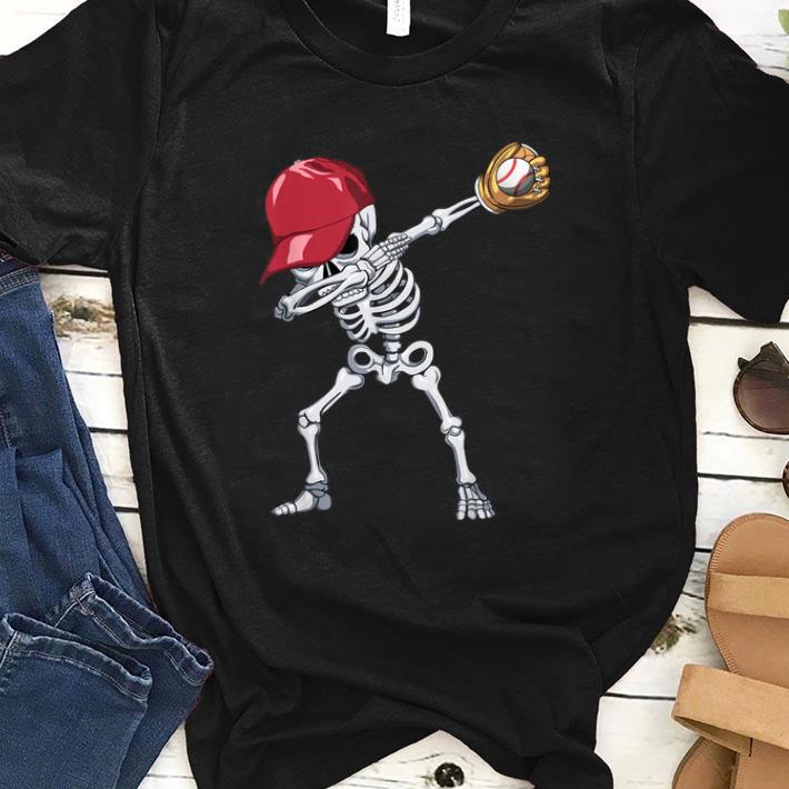 Official Halloween Boys Mens Baseball Apparel Kids Dabbing Skeleton shirt 1 - Official Halloween Boys Mens Baseball Apparel, Kids Dabbing Skeleton shirt
