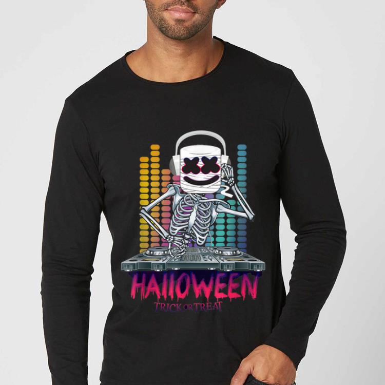 Official Halloween Trick Or Treat Dancing Dj Goofy Marshmallow shirt 4 - Official Halloween Trick Or Treat Dancing Dj Goofy Marshmallow shirt