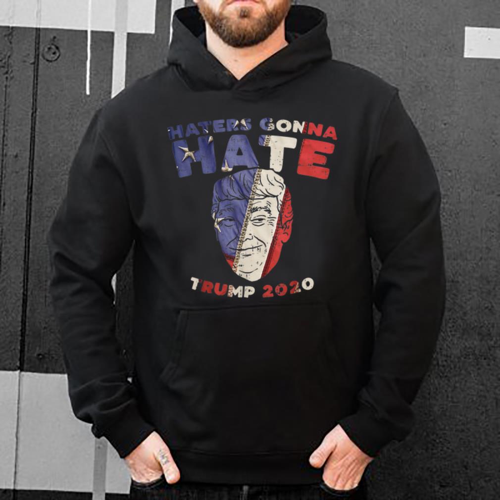 Official Haters Gonna Hate Trump 2020 American Flag shirt 4 1 - Official Haters Gonna Hate Trump 2020 American Flag shirt