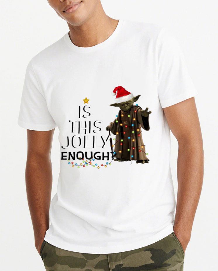 Official Is This Jolly Enough Christmas Yoda Christmas Hat shirt 4 - Official Is This Jolly Enough Christmas Yoda Christmas Hat shirt