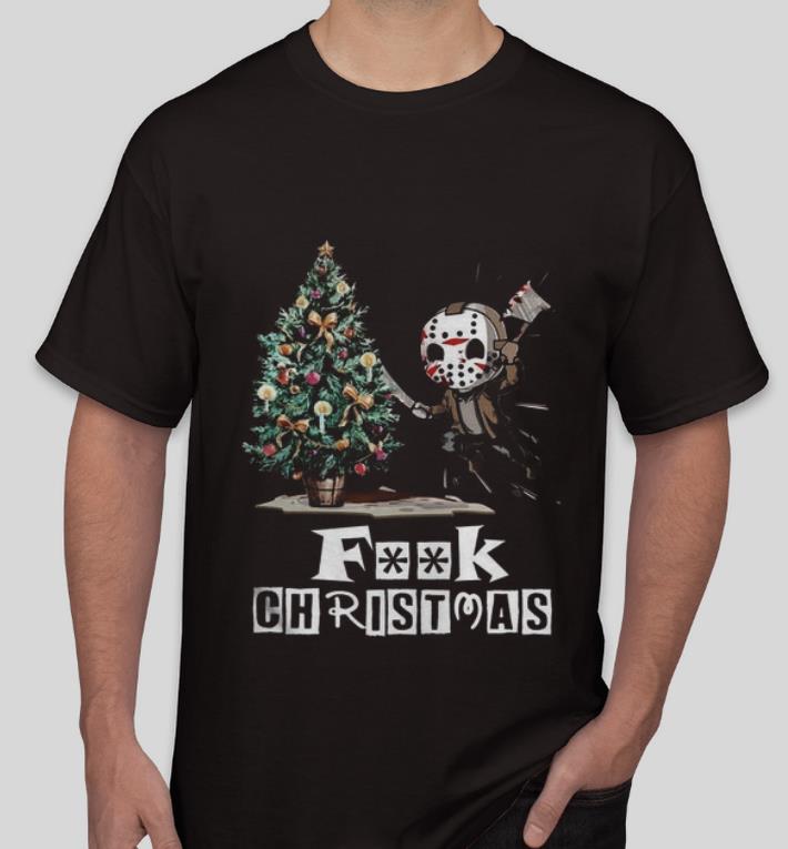 Official Jason Voorhees Fuck Christmas Ugly Merry Christmas shirt 4 - Official Jason Voorhees Fuck Christmas Ugly Merry Christmas shirt