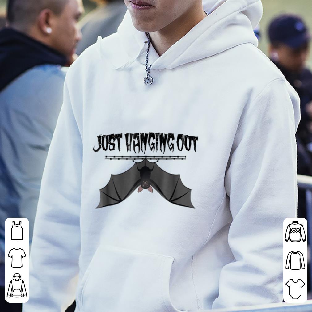 Official Just Hanging Out Bat Vampire Halloween shirt 4 - Official Just Hanging Out - Bat Vampire Halloween shirt