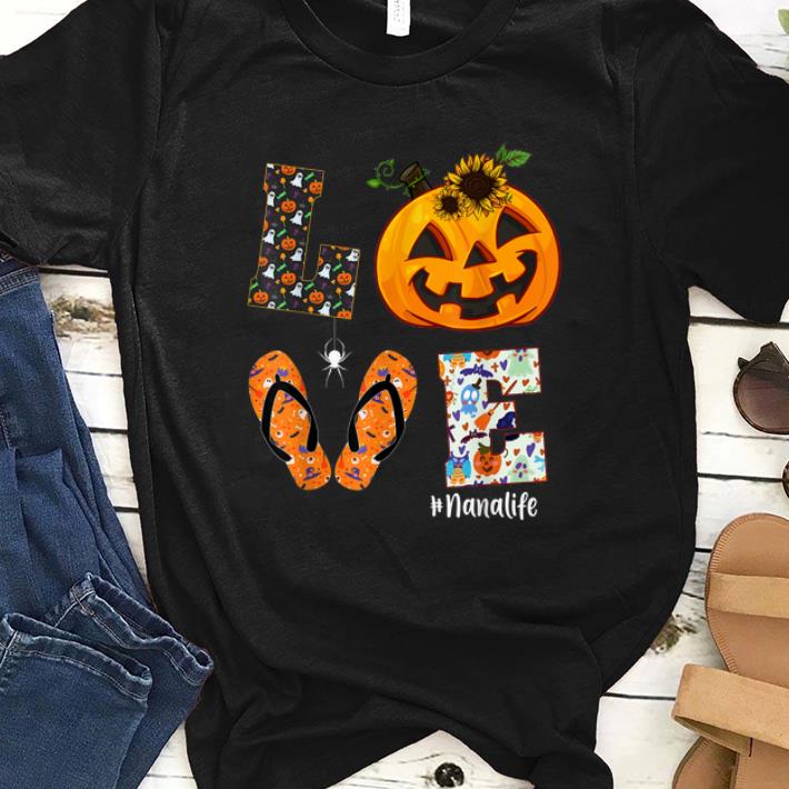 Official Love Nanalife Halloween Sunflower shirt 1 - Official Love Nanalife - Halloween Sunflower shirt