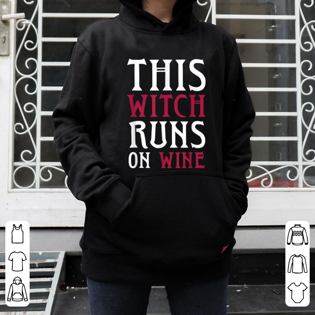 Official Runs On Wine This Witch Runs On Wine Halloween Running shirt 4 - Official Runs On Wine This Witch Runs On Wine - Halloween Running shirt