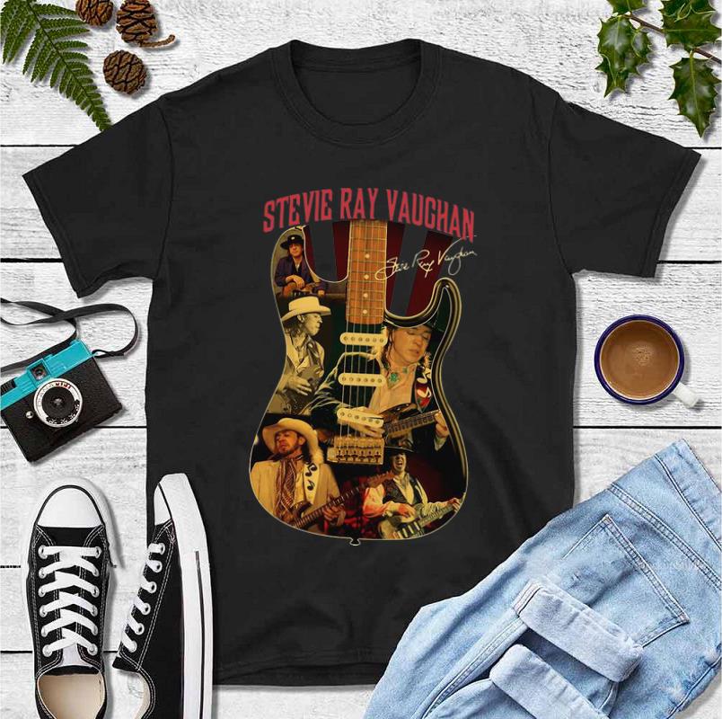 Official Stevie Ray Vaughan Guitarist Signature shirt 4 - Official Stevie Ray Vaughan Guitarist Signature shirt