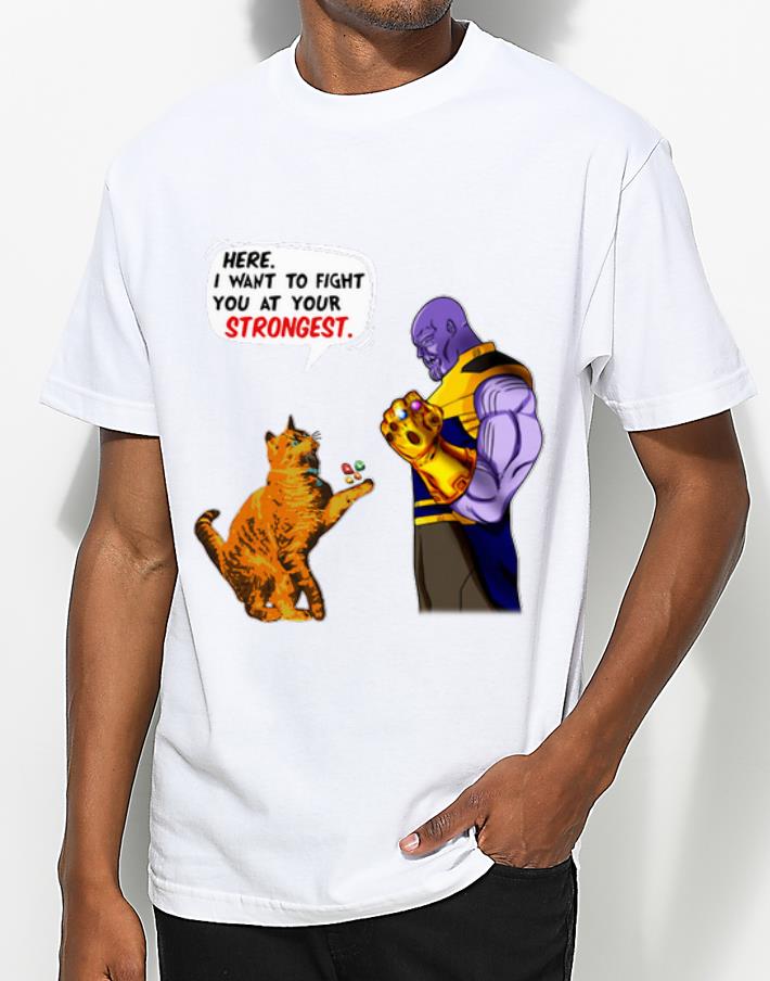 Official Thanos Cat Goose Here I Want To Fight You At Your Strongest shirt 4 - Official Thanos Cat Goose Here I Want To Fight You At Your Strongest shirt