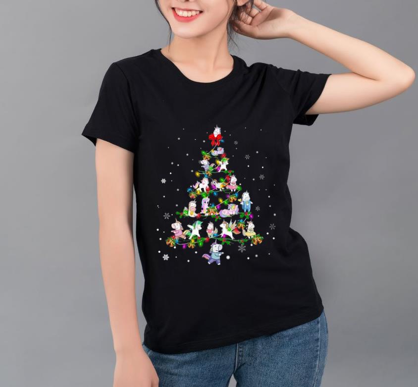 Official Unicorn Christmas Tree shirt 4 - Official Unicorn Christmas Tree shirt