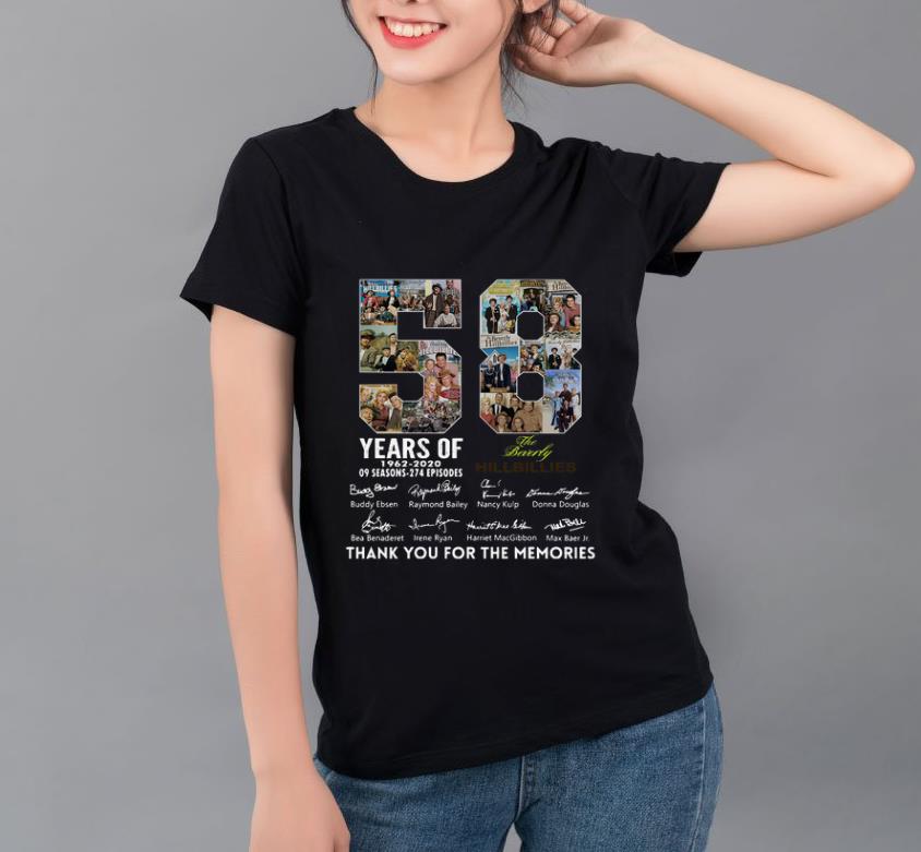 Original 58 Years Of The Beverly Hillbillies 1962 2020 Thank You For The Memories Signatures shirt 4 - Original 58 Years Of The Beverly Hillbillies 1962 2020 Thank You For The Memories Signatures shirt