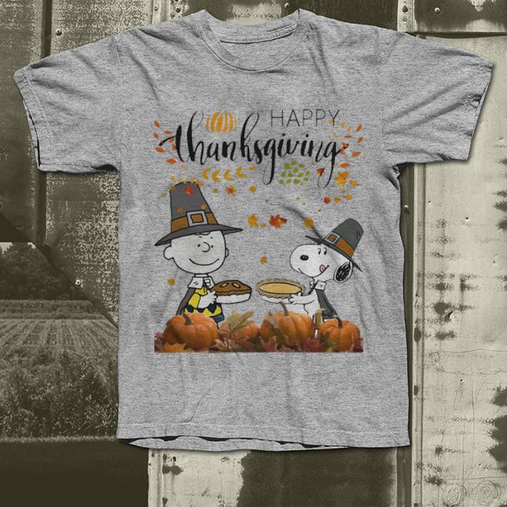 Original Charlie Brown And Snoopy Peanuts Happy Thanksgiving shirt 4 - Original Charlie Brown And Snoopy Peanuts Happy Thanksgiving shirt