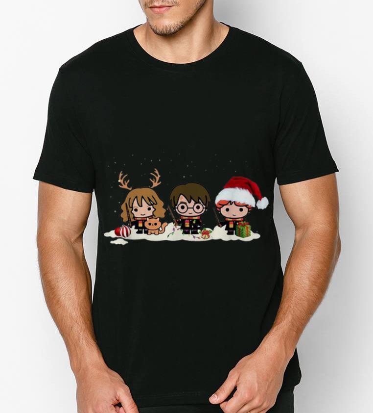 Original Harry Potter Chibi Harry Ron And Hermione Christmas shirt 4 - Original Harry Potter Chibi Harry Ron And Hermione Christmas shirt
