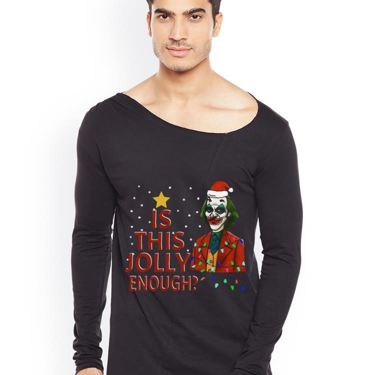 Original Is This Jolly Enough Santa Joker shirt 4 - Original Is This Jolly Enough Santa Joker shirt