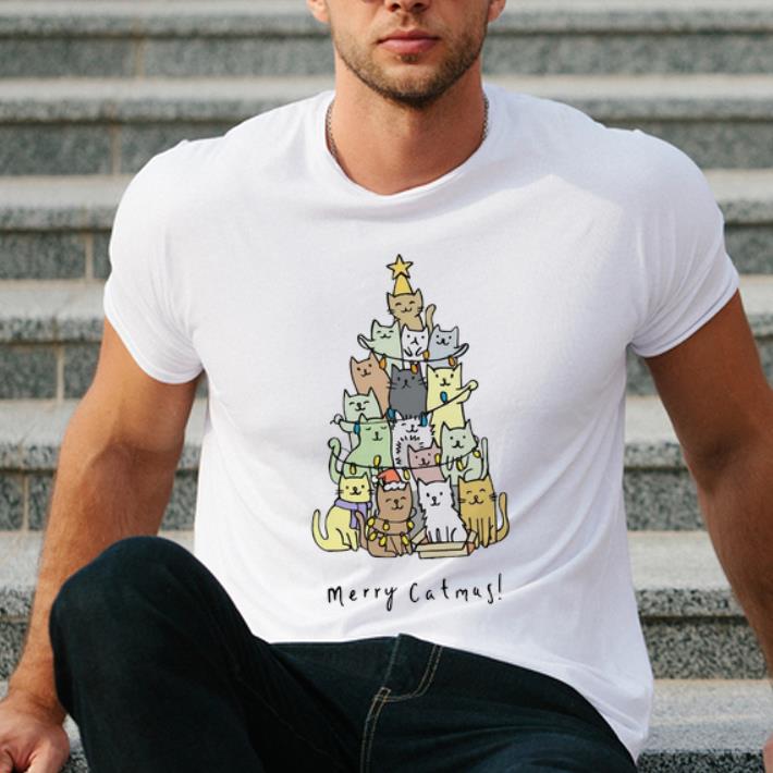Original Merry Catmas Cats Christmas Tree shirt 4 - Original Merry Catmas Cats Christmas Tree shirt