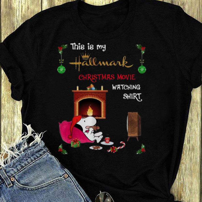 Original Snoopy This Is My Hallmark Christmas Movie Watching shirt 4 - Original Snoopy This Is My Hallmark Christmas Movie Watching shirt