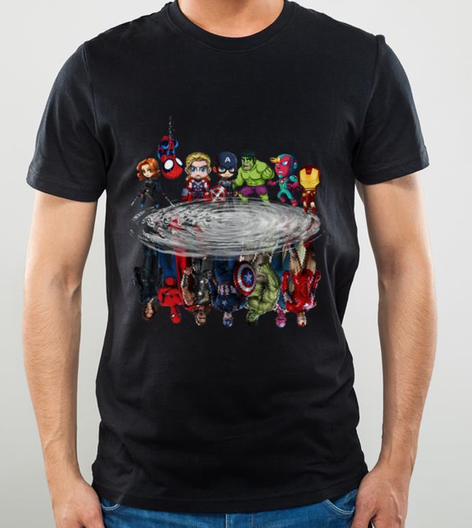 Original The Avengers Chibi Water Reflection shirt 4 - Original The Avengers Chibi Water Reflection shirt