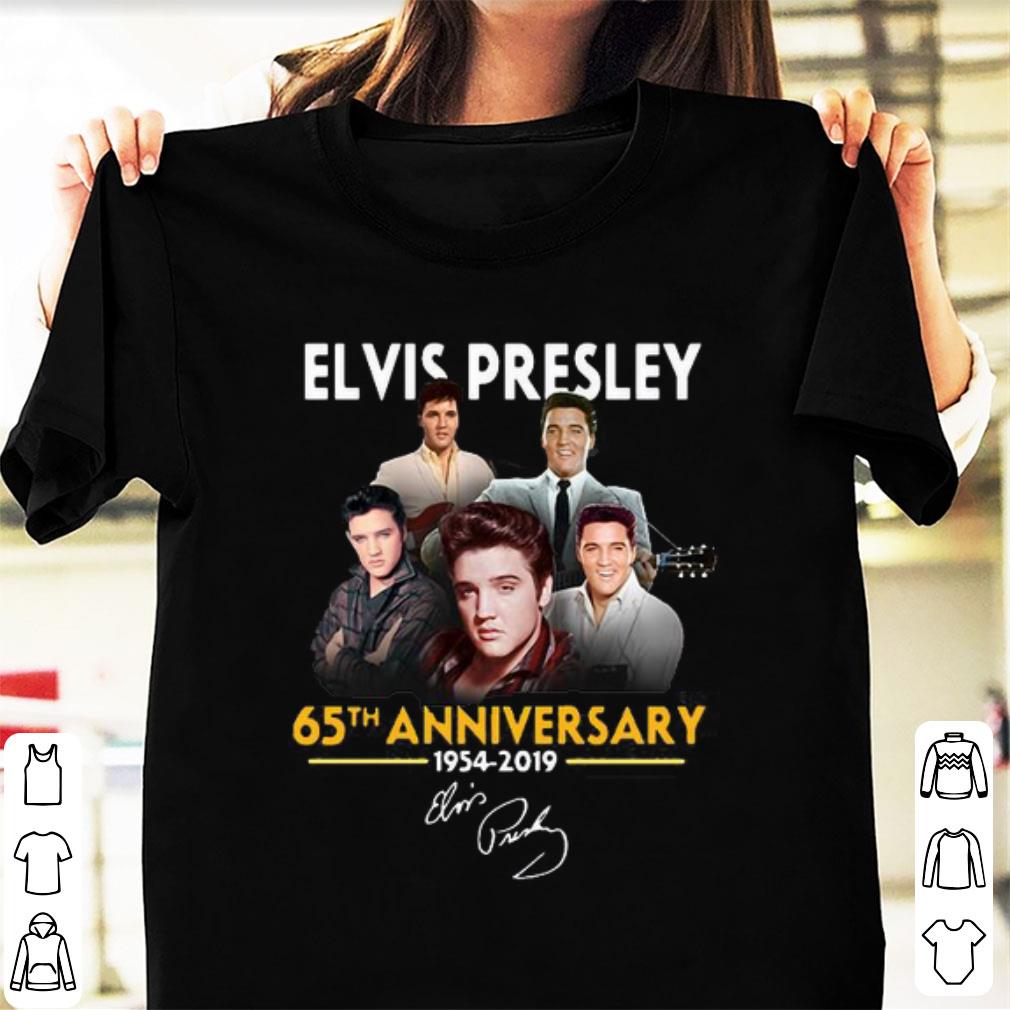 Premium 65th anniversary Elvis Presley 1954 2019 signature shirt 1 - Premium 65th anniversary Elvis Presley 1954 2019 signature shirt