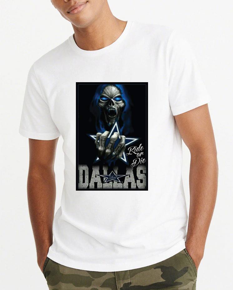 Premium Dark Skulls Dallas Cowboys shirt 4 - Premium Dark Skulls Dallas Cowboys shirt