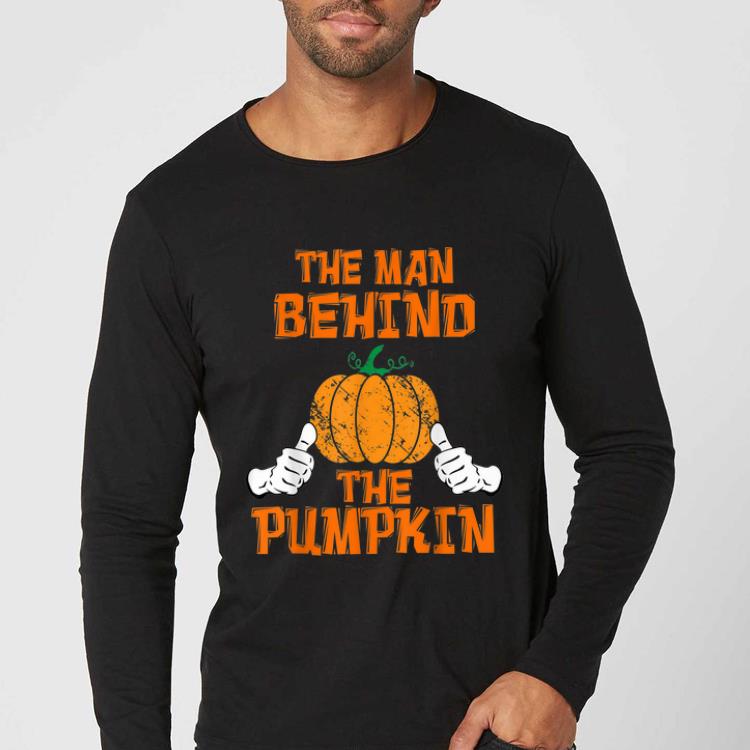 Premium Mens Halloween Pregnancy Baby Reveal Man Behind The Pumpkin Funny shirt 4 - Premium Mens Halloween Pregnancy Baby Reveal Man Behind The Pumpkin Funny shirt