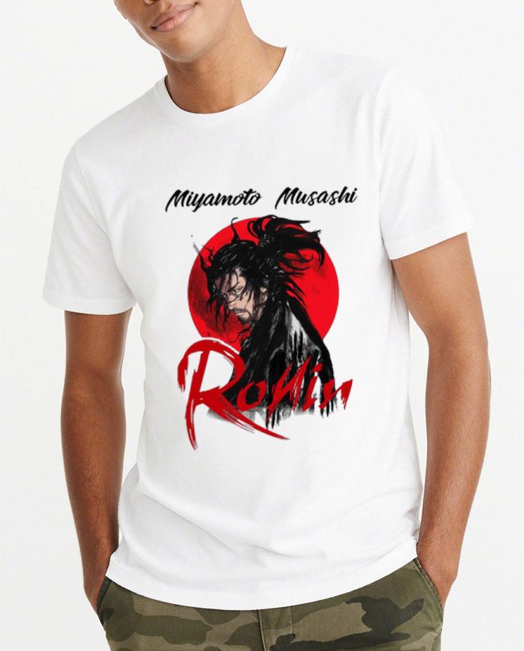 Premium Miyamoto Musashi Ronin Red Moon shirt 4 - Premium Miyamoto Musashi Ronin Red Moon shirt