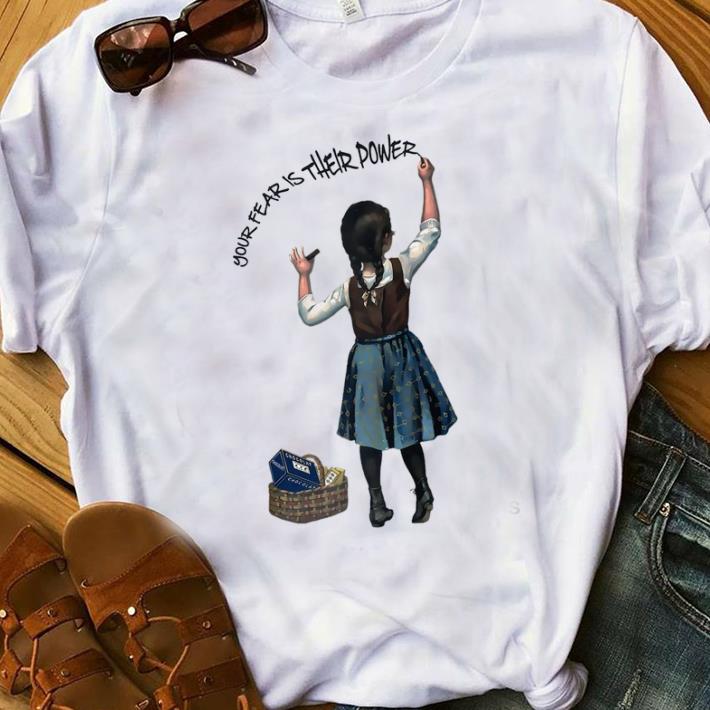 Premium Violence Your Fear Is Their Power Alexandria Ocasio Cortez shirt 1 - Premium Violence Your Fear Is Their Power Alexandria Ocasio-Cortez shirt