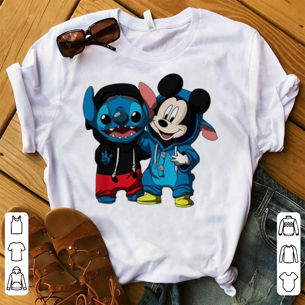 Pretty Baby Stitch And Mickey Mouse shirt 1 - Pretty Baby Stitch And Mickey Mouse shirt