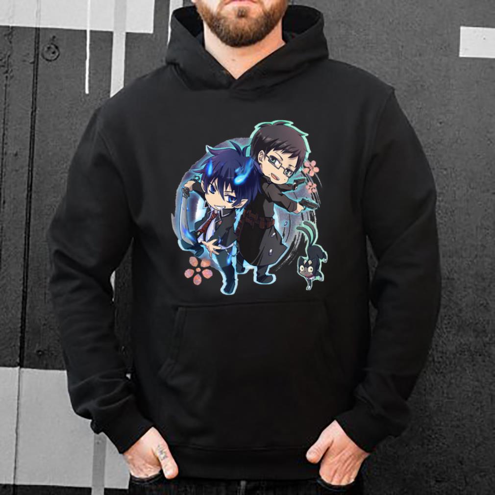 Pretty Blue Ao No Exorcist Art Cute Chibi shirt 4 - Pretty Blue Ao No Exorcist - Art Cute Chibi shirt