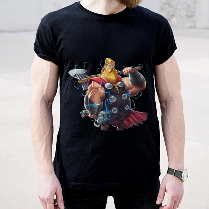 Pretty Fat Thor And Double Hammer Avenger Endgame shirt 4 - Pretty Fat Thor And Double Hammer Avenger Endgame shirt