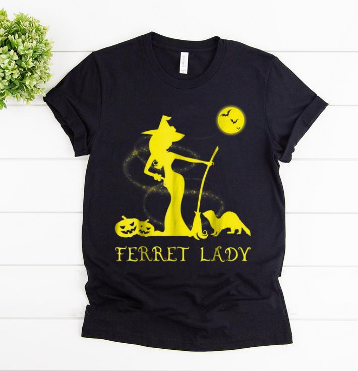 Pretty Ferret Lady Witch Lover Halloween Costume shirt 1 - Pretty Ferret Lady Witch Lover Halloween Costume shirt