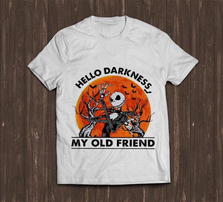 Pretty Jack Skellington Hello Darkness My Old Friend Blood Moon shirt 1 - Pretty Jack Skellington Hello Darkness My Old Friend Blood Moon shirt