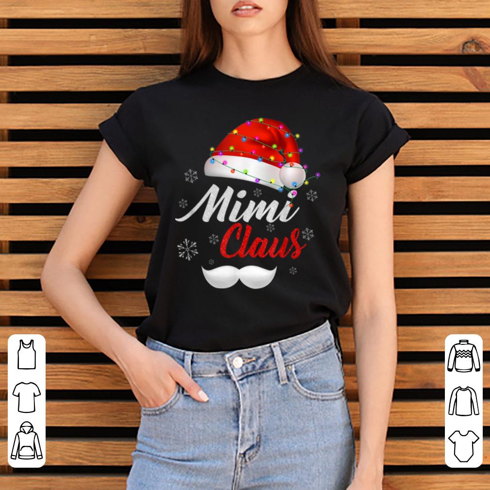 Pretty Mimi Clause Hat Light In Snow Christmas Pajamas Santa shirt 4 - Pretty Mimi Clause Hat Light In Snow Christmas Pajamas Santa shirt