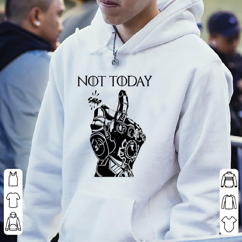 Pretty Not Today Game Of Thrones Iron Man Snap shirt 4 - Pretty Not Today Game Of Thrones Iron Man Snap shirt