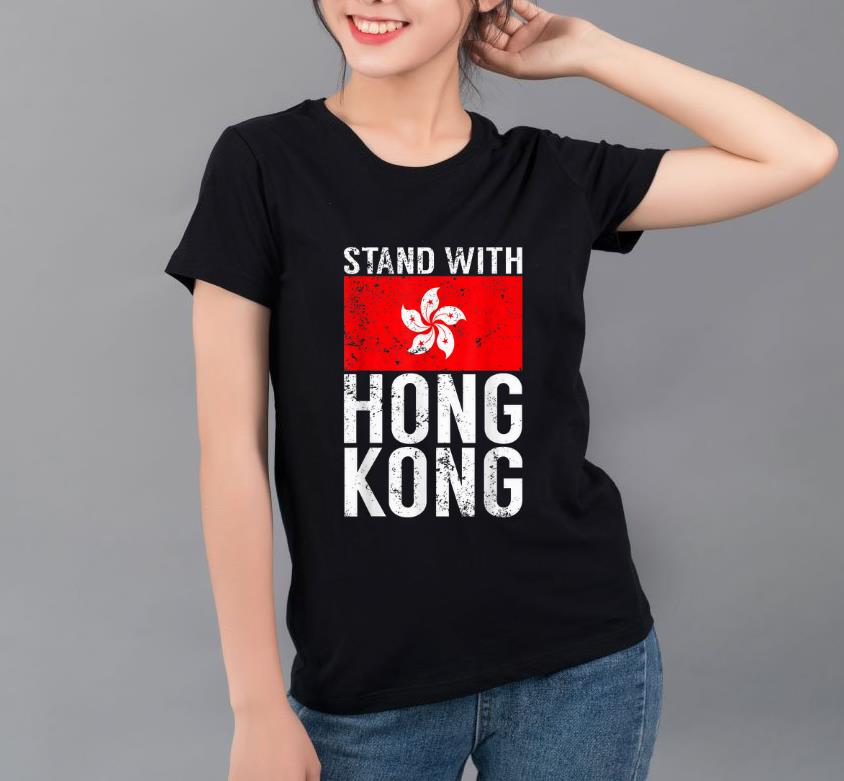 Pretty Stand With Hong Kong Flag shirt 4 - Pretty Stand With Hong Kong Flag shirt