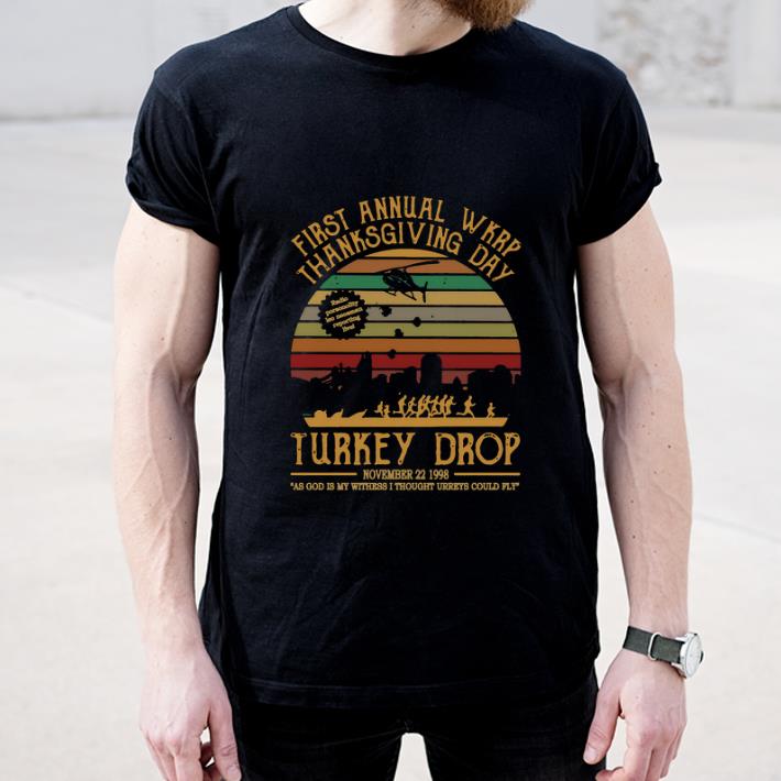 Pretty Vintage First Annual Wkrp Thanksgiving Day Turkey Drop shirt 4 - Pretty Vintage First Annual Wkrp Thanksgiving Day Turkey Drop shirt