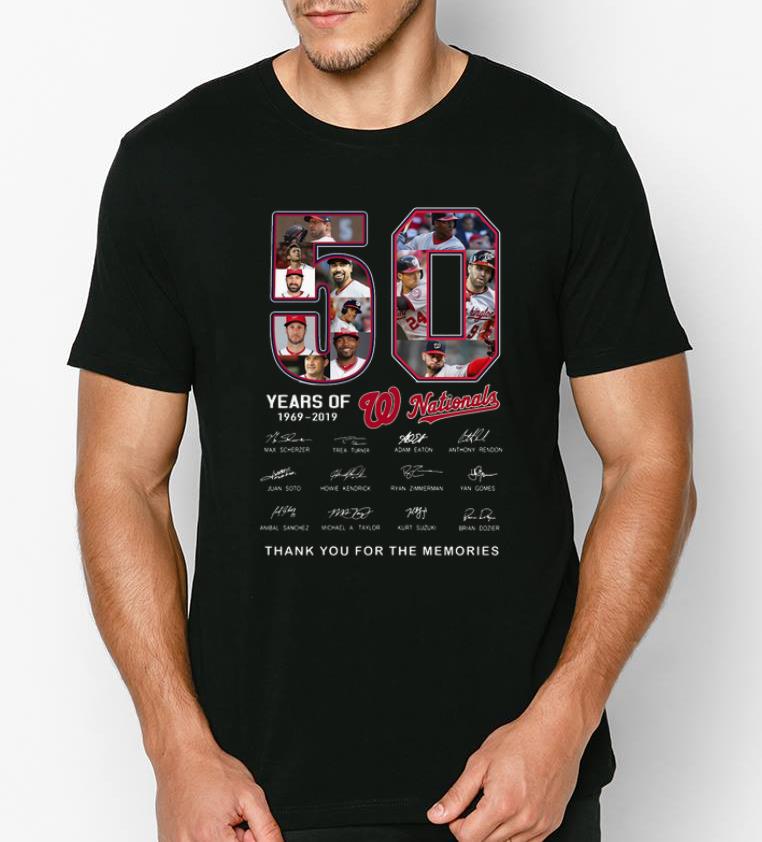 Pretty Washington Nationals 50 Years Thank You For The Memories signature shirt 4 1 - Pretty Washington Nationals 50 Years Thank You For The Memories signature shirt