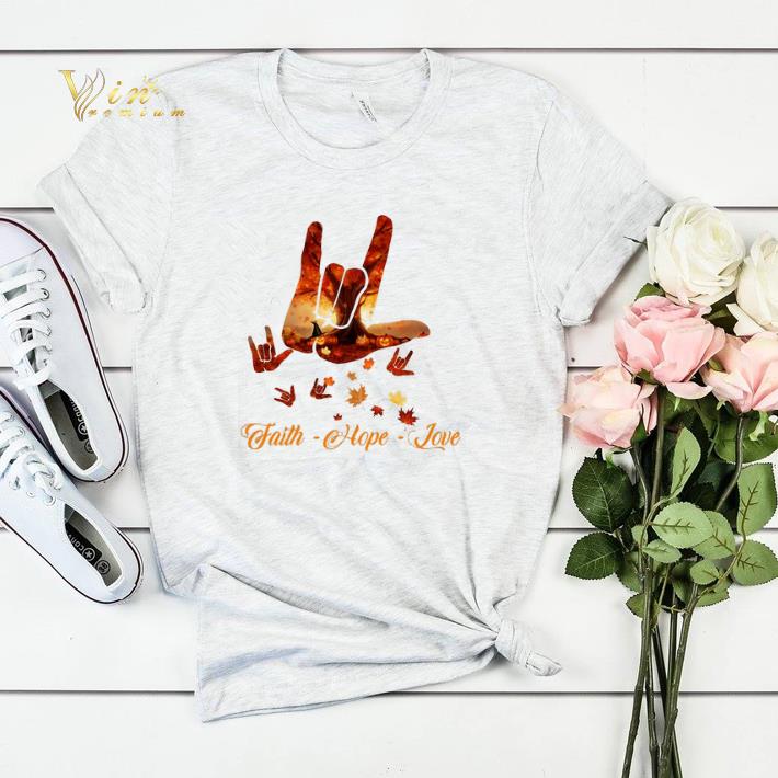 Sign Language Autumn leaf faith hope love shirt sweater Sign Language Autumn leaf faith hope love shirt sweater 4 - Sign Language Autumn leaf faith hope love shirt sweater