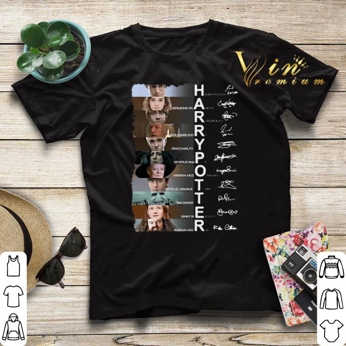 Signatures Harry Potter characters Hermione Granger Ron Weasley shirt Signatures Harry Potter characters Hermione Granger Ron Weasley shirt 4 - Signatures Harry Potter characters Hermione Granger Ron Weasley shirt