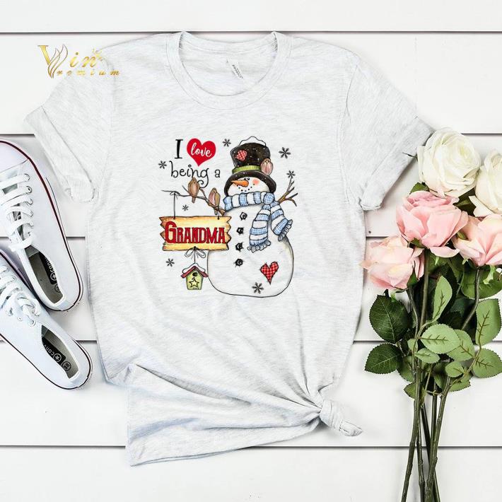 Snowman I love being a grandma Christmas shirt sweater 4 - Snowman I love being a grandma Christmas shirt sweater