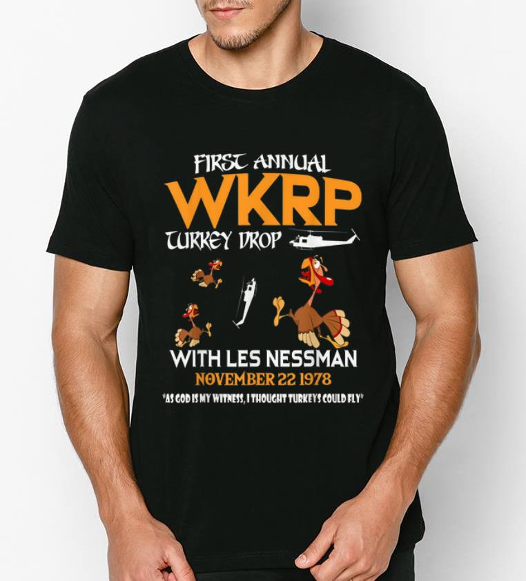Top First Annual Wkrp Turkey Drop With Less Nessman shirt 4 - Top First Annual Wkrp Turkey Drop With Less Nessman shirt