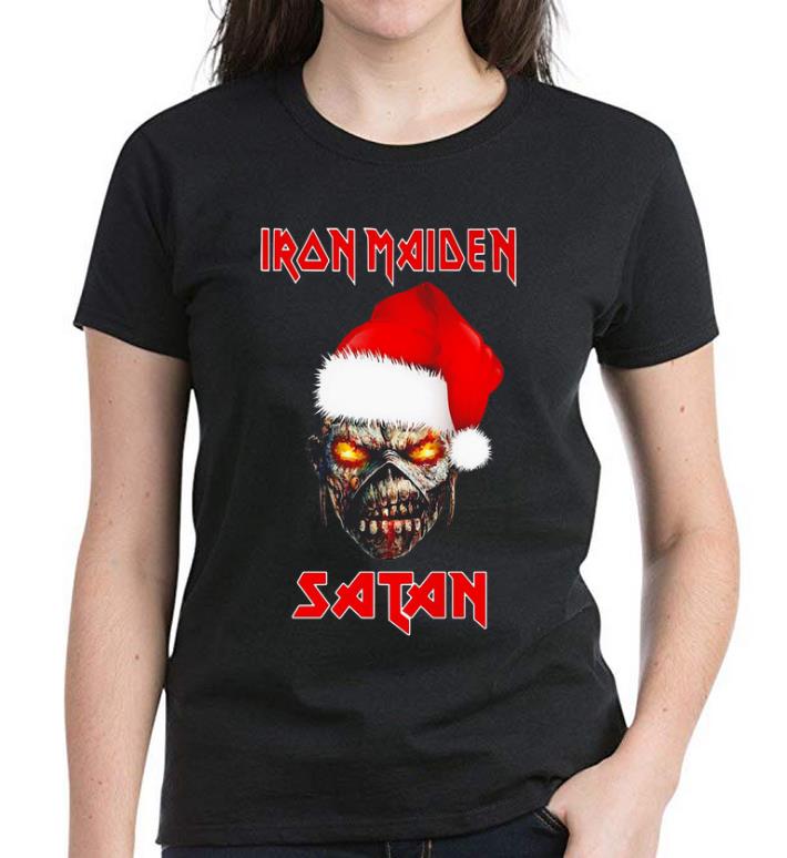 Top Iron Maiden Merry Christmas Skull Satan shirt 4 - Top Iron Maiden Merry Christmas Skull Satan shirt