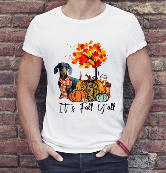 Top It s Fall Y all Dachshund Autumn Dog Pumpkin shirt 4 - Top It's Fall Y'all Dachshund Autumn Dog Pumpkin shirt