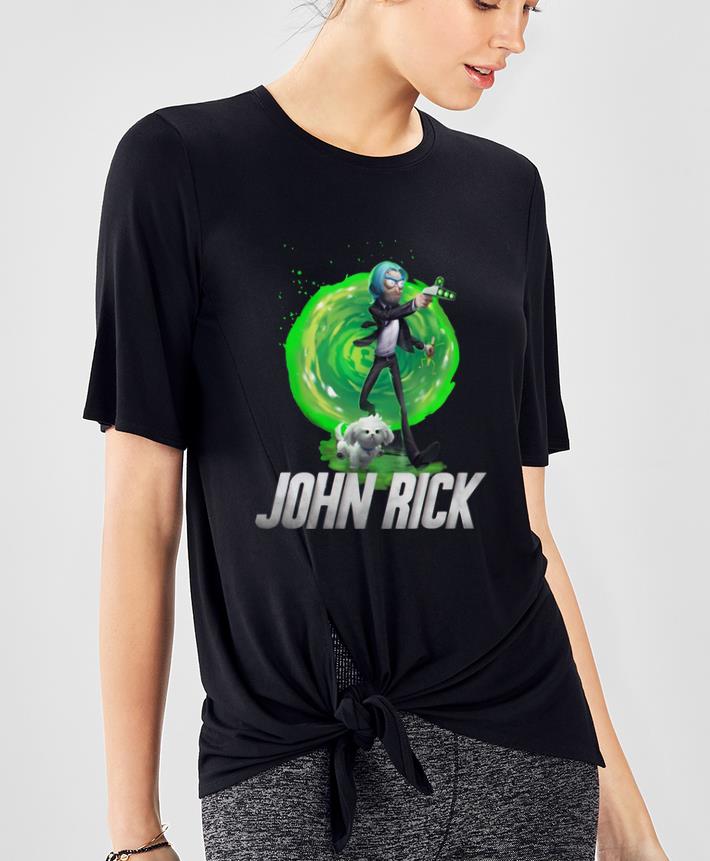 Top John Rick and Morty John Wick shirt 4 - Top John Rick and Morty John Wick shirt