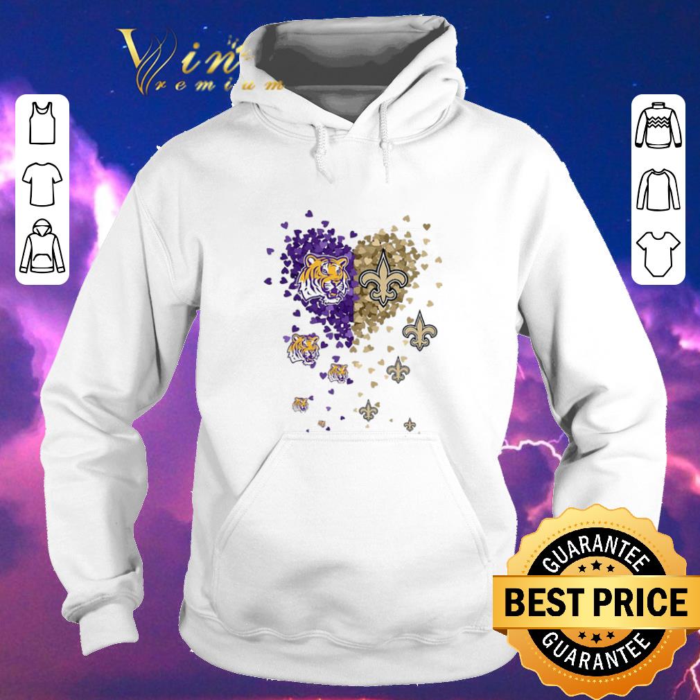 Top Love LSU Tigers New Orleans Saints Tiny Hearts Shape shirt sweater 4 - Top Love LSU Tigers New Orleans Saints Tiny Hearts Shape shirt sweater