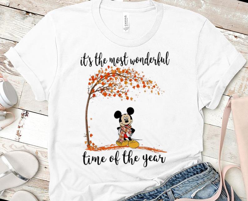 Top Mickey Mouse It s The Most Wonderful Time Of The Year Autumn shirt 1 - Top Mickey Mouse It's The Most Wonderful Time Of The Year Autumn shirt