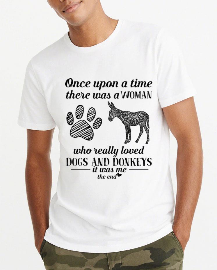 Top Once Upon A Time A Girl Really Loves Dogs And Donkeys shirt 4 - Top Once Upon A Time A Girl Really Loves Dogs And Donkeys shirt