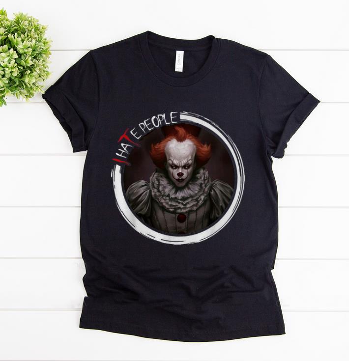 Top Pennywise IT I Hate People Halloween shirt 1 - Top Pennywise IT I Hate People Halloween shirt
