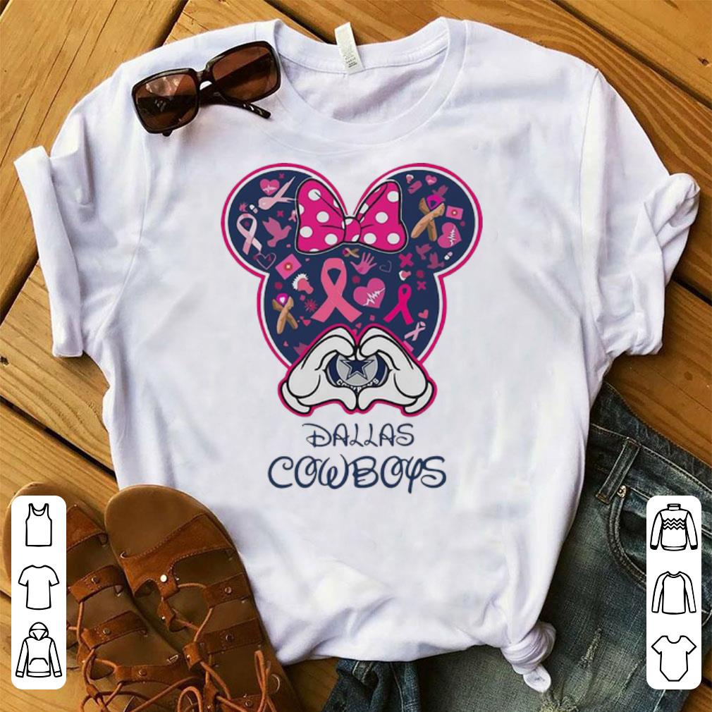 Top Pink Ribbon Cancer Awareness Minnie Mouse Dallas Cowboys shirt 1 - Top Pink Ribbon Cancer Awareness Minnie Mouse Dallas Cowboys shirt