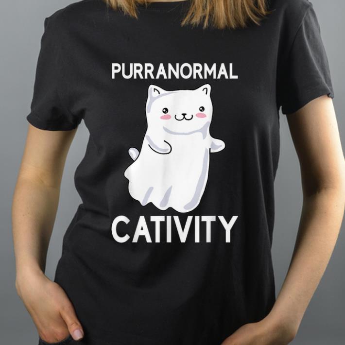 Top Purranormal Cativity Ghost Halloween Cat Lovers shirt 4 - Top Purranormal Cativity Ghost Halloween Cat Lovers shirt