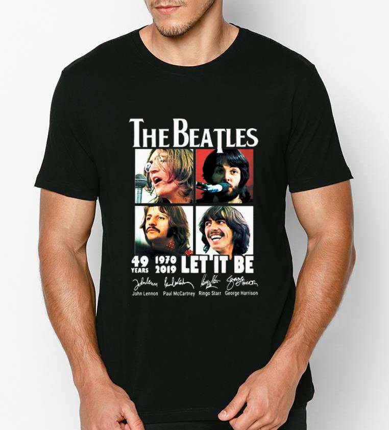 Top The Beatles 49 Years 1970 2019 Let It Be Signatures shirt 4 - Top The Beatles 49 Years 1970 2019 Let It Be Signatures shirt